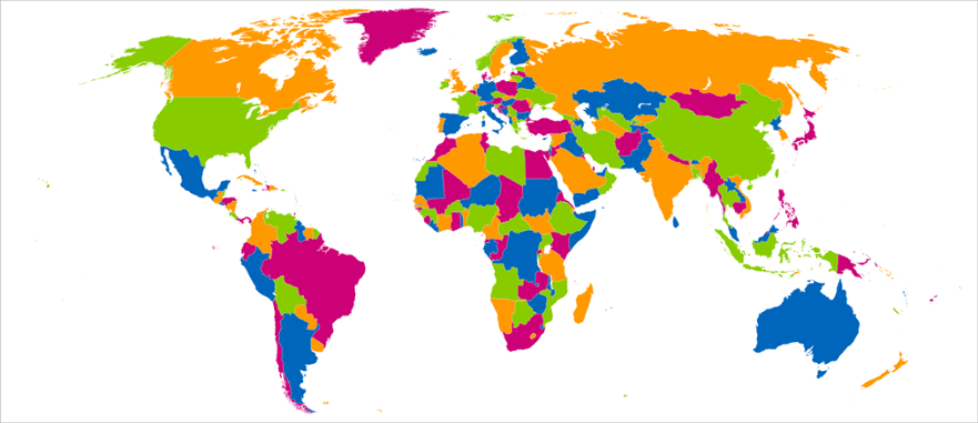 2543px-World map with four colours.svg